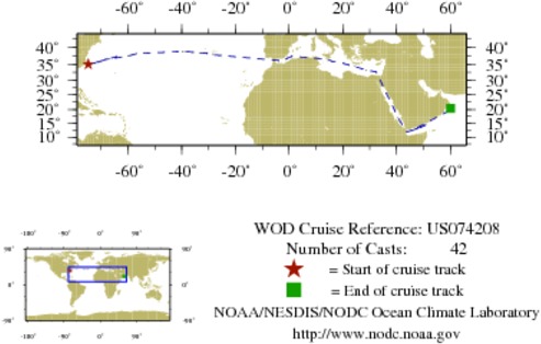 NODC Cruise US-74208 Information