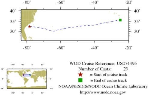 NODC Cruise US-74495 Information