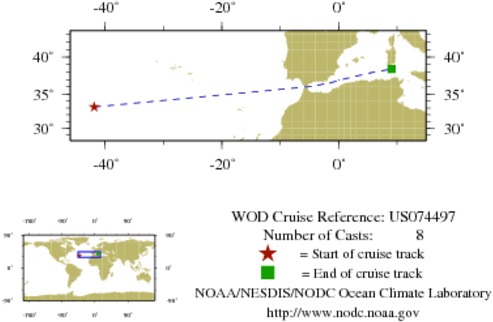 NODC Cruise US-74497 Information