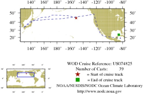 NODC Cruise US-74825 Information