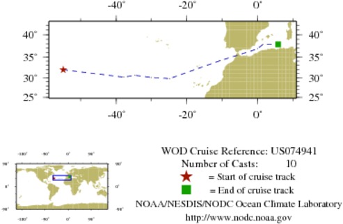 NODC Cruise US-74941 Information