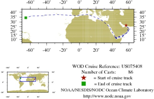 NODC Cruise US-75408 Information
