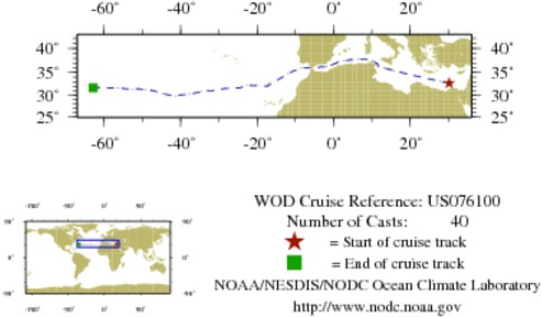 NODC Cruise US-76100 Information