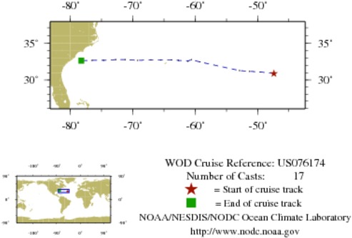 NODC Cruise US-76174 Information