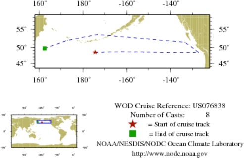 NODC Cruise US-76838 Information