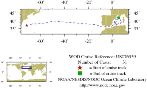 NODC Cruise US-76959 Information