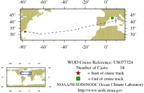 NODC Cruise US-77324 Information