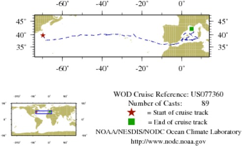 NODC Cruise US-77360 Information