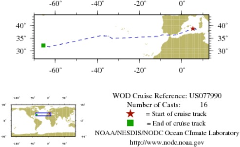 NODC Cruise US-77990 Information