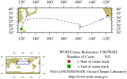 NODC Cruise US-78182 Information