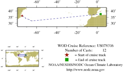 NODC Cruise US-78316 Information
