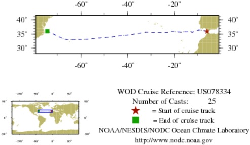 NODC Cruise US-78334 Information