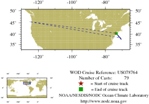 NODC Cruise US-78764 Information