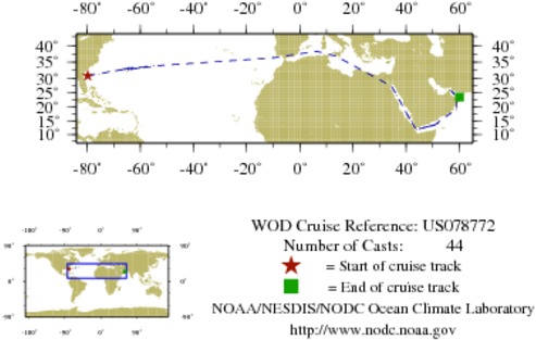 NODC Cruise US-78772 Information