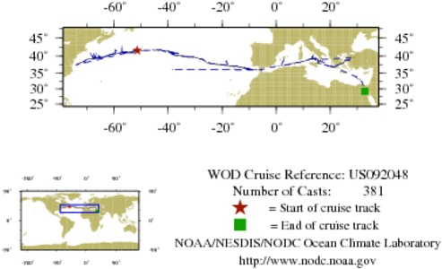 NODC Cruise US-92048 Information