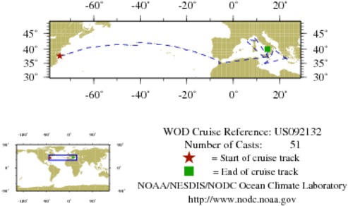 NODC Cruise US-92132 Information