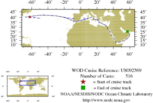 NODC Cruise US-92569 Information