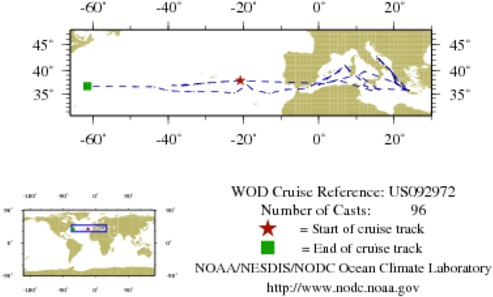 NODC Cruise US-92972 Information
