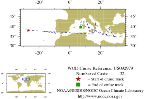NODC Cruise US-92979 Information