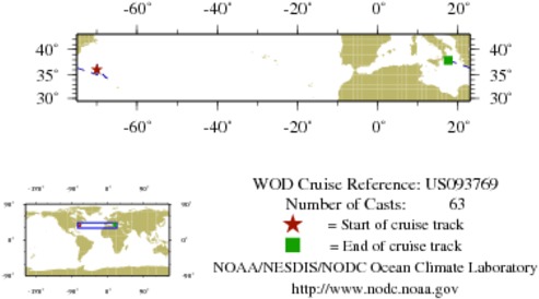 NODC Cruise US-93769 Information