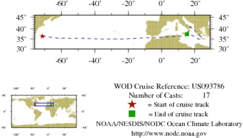 NODC Cruise US-93786 Information