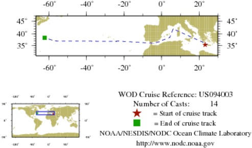 NODC Cruise US-94003 Information