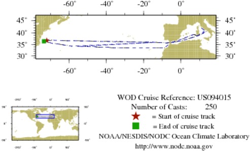 NODC Cruise US-94015 Information