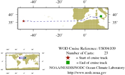NODC Cruise US-94109 Information