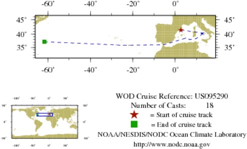 NODC Cruise US-95290 Information