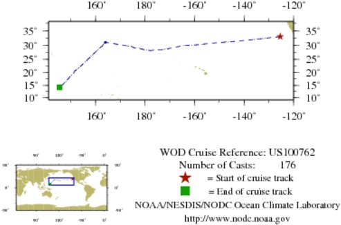 NODC Cruise US-100762 Information