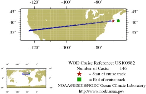 NODC Cruise US-100982 Information