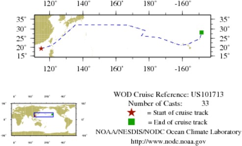 NODC Cruise US-101713 Information