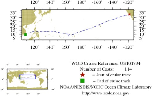 NODC Cruise US-101734 Information