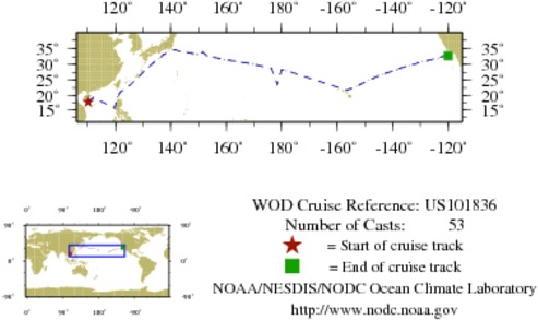 NODC Cruise US-101836 Information