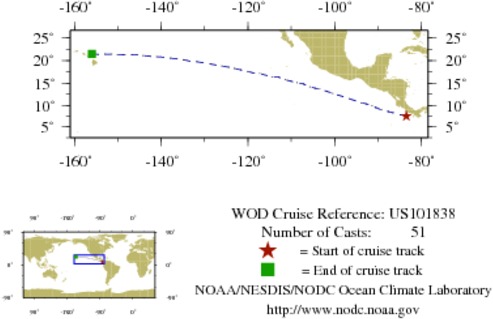 NODC Cruise US-101838 Information