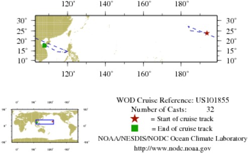 NODC Cruise US-101855 Information