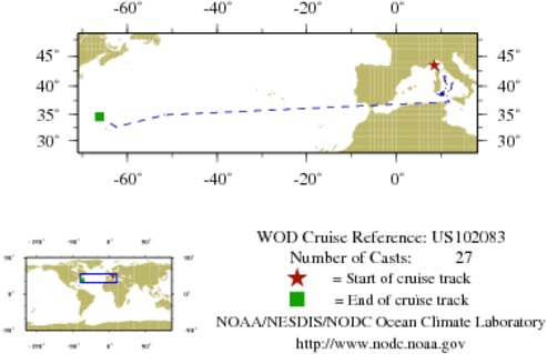 NODC Cruise US-102083 Information