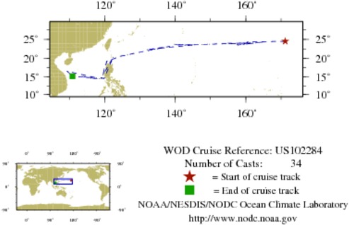 NODC Cruise US-102284 Information