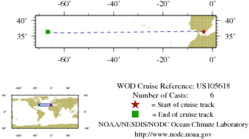 NODC Cruise US-105618 Information