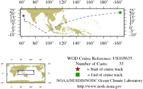 NODC Cruise US-105635 Information