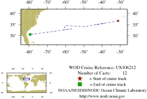NODC Cruise US-106212 Information