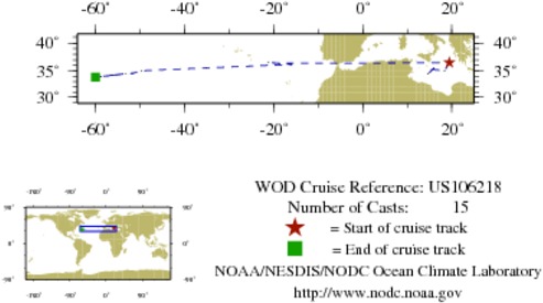 NODC Cruise US-106218 Information