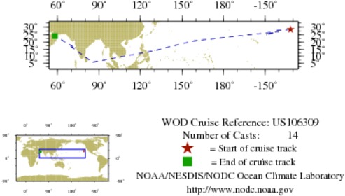 NODC Cruise US-106309 Information