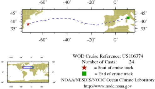 NODC Cruise US-106374 Information
