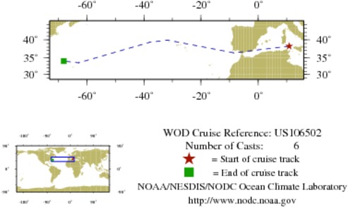 NODC Cruise US-106502 Information