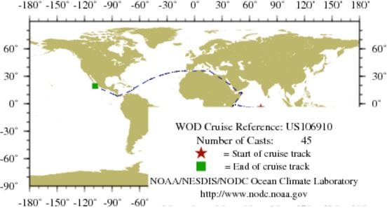 NODC Cruise US-106910 Information