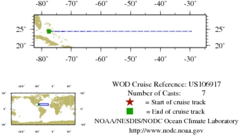 NODC Cruise US-106917 Information