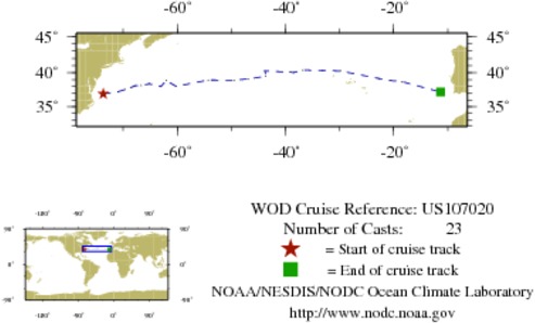 NODC Cruise US-107020 Information