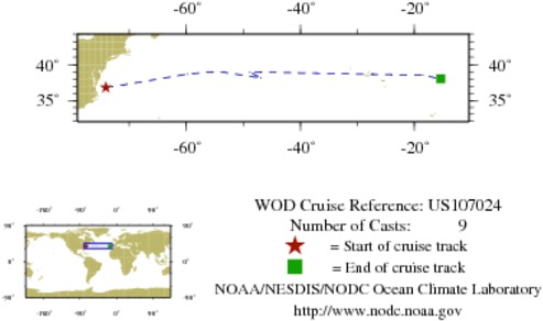NODC Cruise US-107024 Information