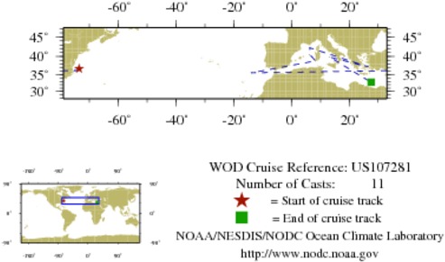 NODC Cruise US-107281 Information